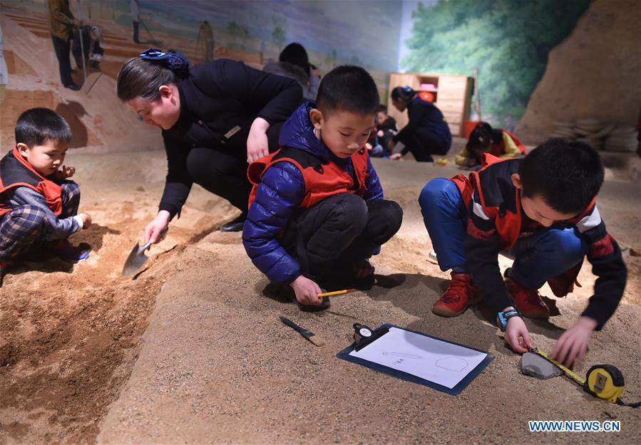 CHINA-JINAN-MUSEUM-ARCHAEOLOGICAL EXCAVATION-SIMULATION (CN)