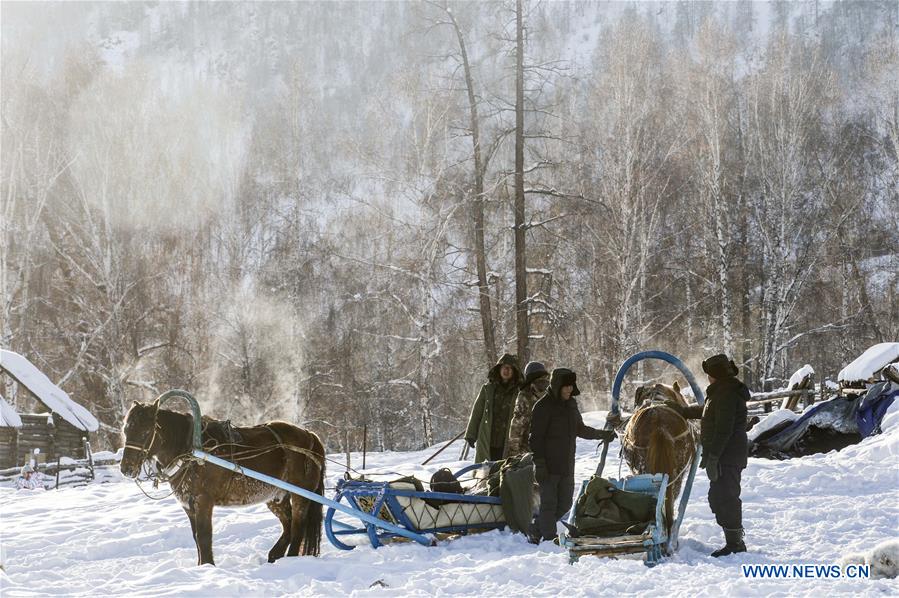 CHINA-XINJIANG-KANAS-WINTER-TOURISM (CN)