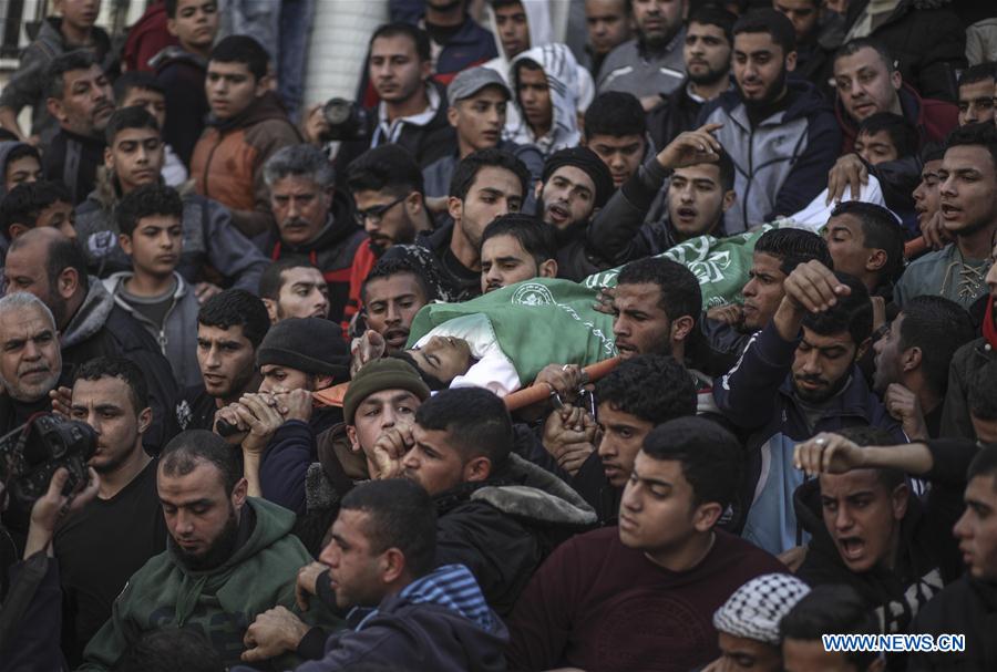 MIDEAST-GAZA-FUNERAL