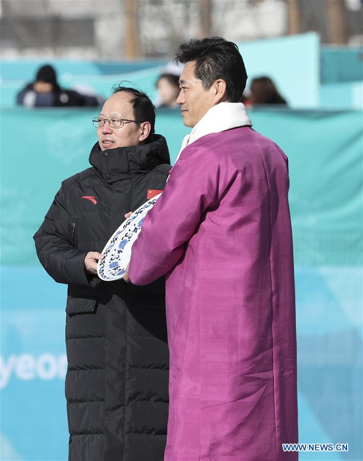 (SP)OLY-SOUTH KOREA-PYEONGCHANG-CHINESE DELEGATION-TEAM WELCOME CEREMONY