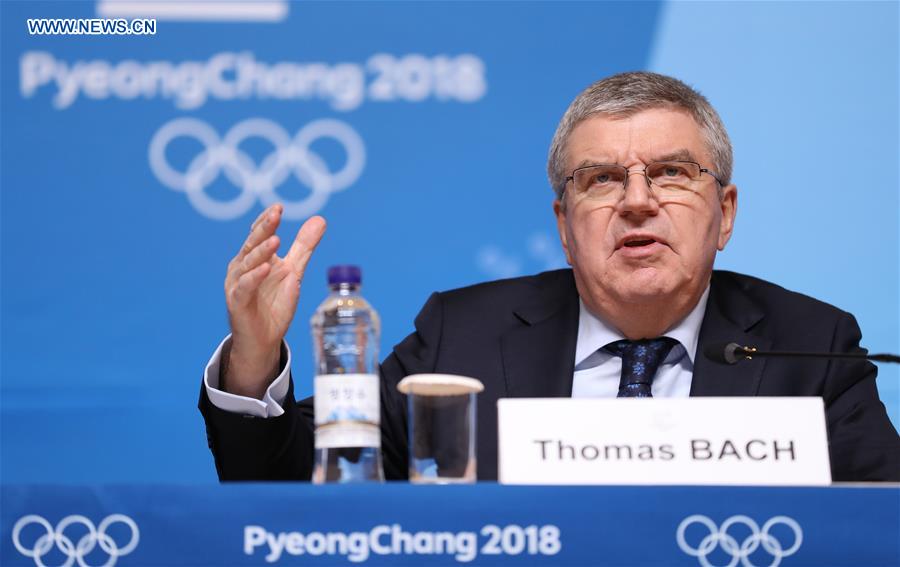 (SP)OLY-SOUTH KOREA-PYEONGCHANG-IOC PRESIDENT-PRESS CONFERENCE