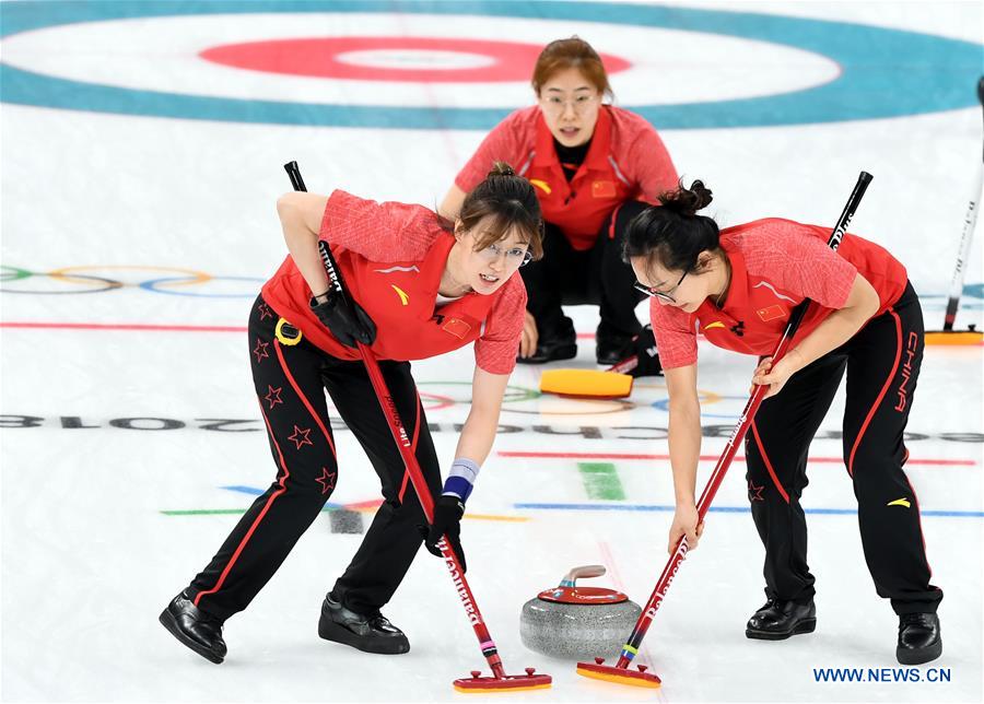 (SP)OLY-SOUTH KOREA-PYEONGCHANG-CURLING-WOMEN-ROUND ROBIN-CHN VS DEN