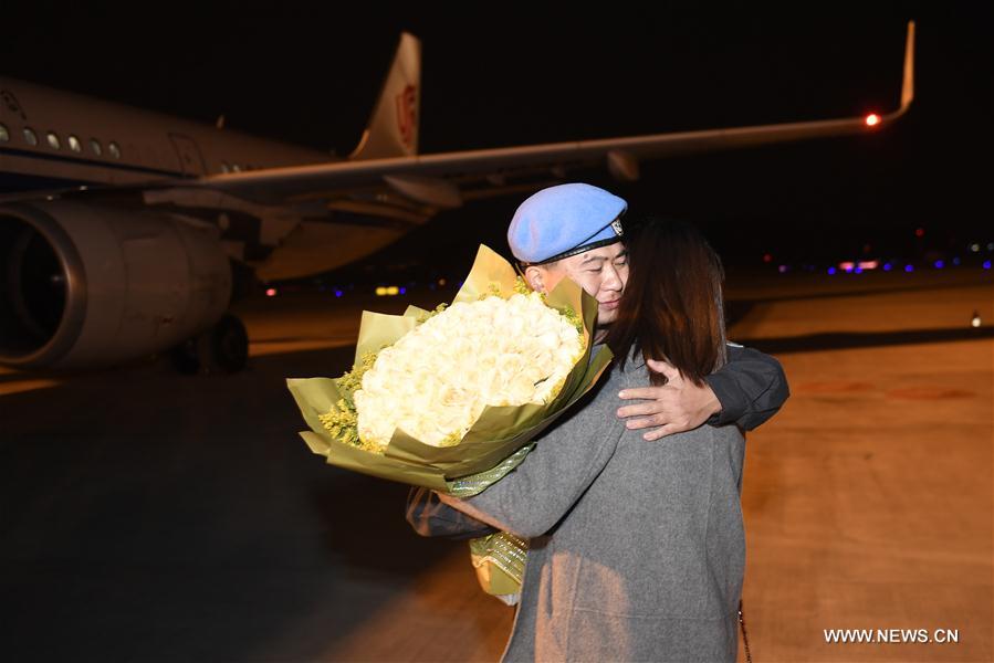 CHINA-HANGZHOU-SOUTH SUDAN-PEACEKEEPERS-RETURN (CN)