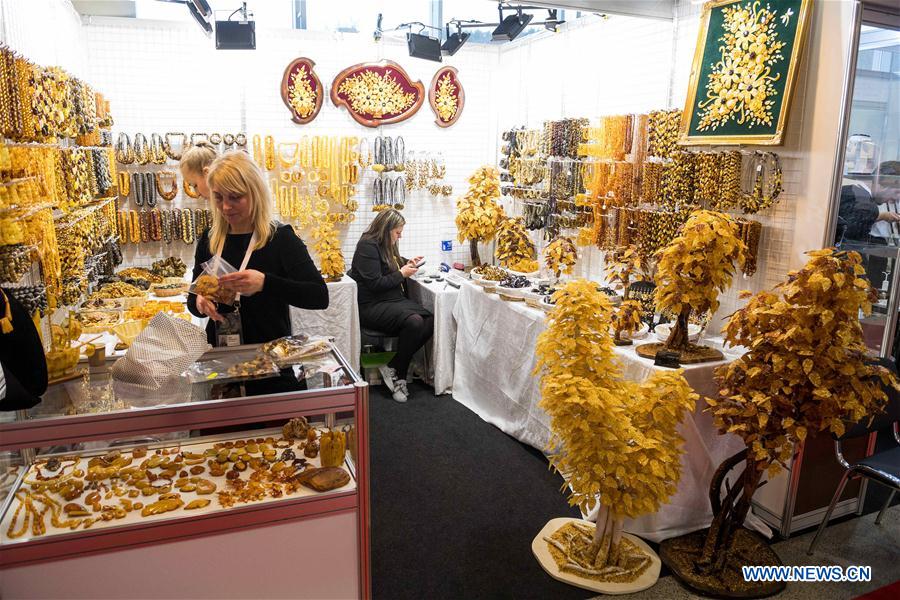 LITHUANIA-VILNIUS-AMBER-EXHIBITION