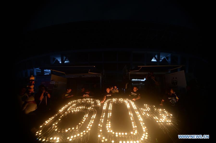 INDONESIA-JAKARTA-EARTH HOUR CAMPAIGN