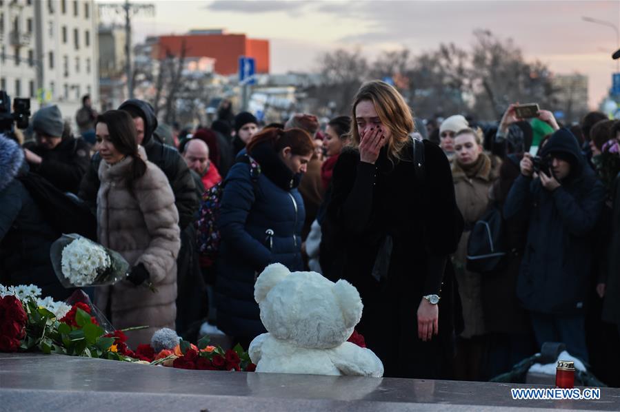 RUSSIA-MOSCOW-KEMEROVO-FIRE-MOURNING