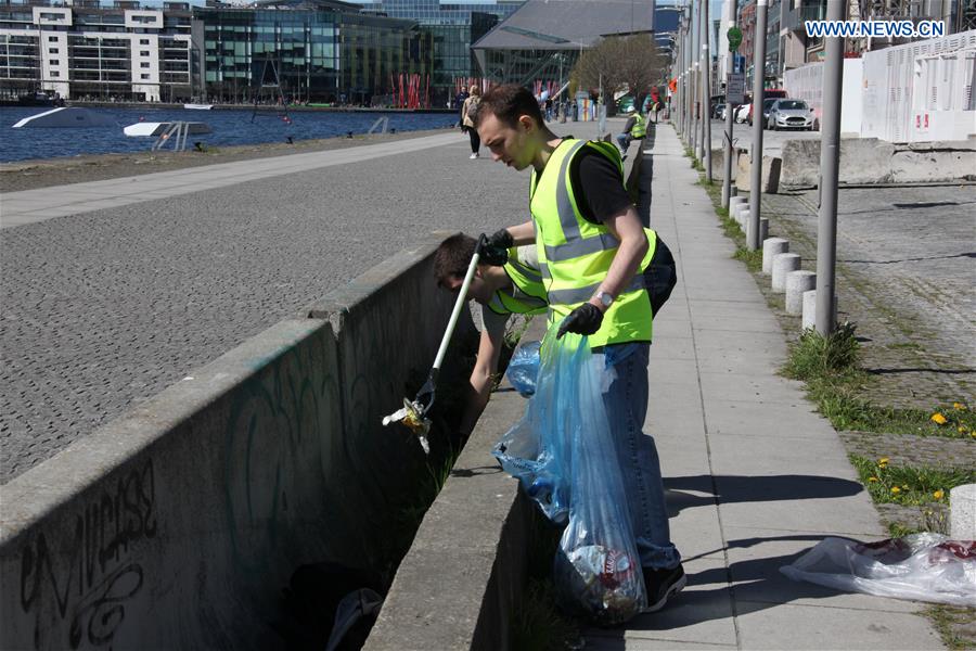 IRELAND-DUBLIN-EARTH DAY