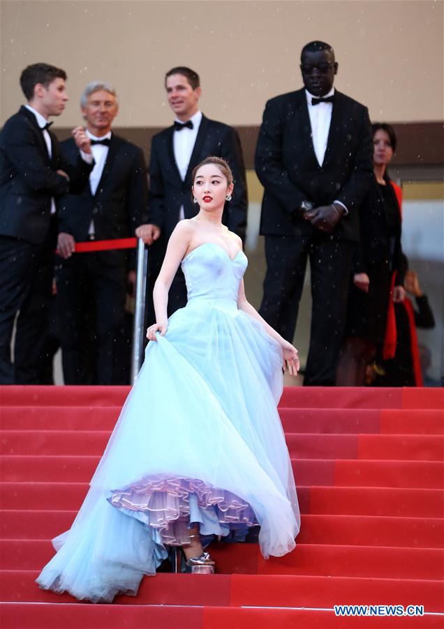 FRANCE-CANNES-71ST INTERNATIONAL FILM FESTIVAL-JIANG MENGJIE-RED CARPET