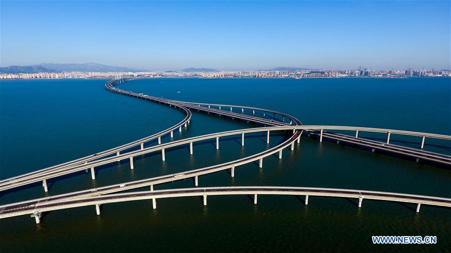 CHINA-SHANDONG-QINGDAO JIAOZHOU BAY BRIDGE (CN)