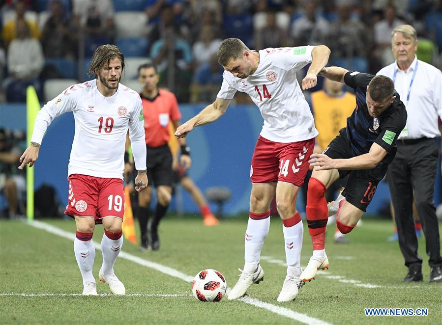 (SP)RUSSIA-NIZHNY NOVGOROD-2018 WORLD CUP-ROUND OF 16-CROATIA VS DENMARK