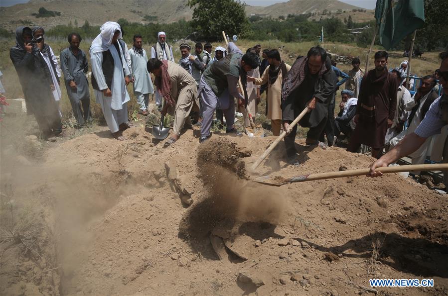 AFGHANISTAN-KABUL-FUNERAL-SUICIDE ATTACK