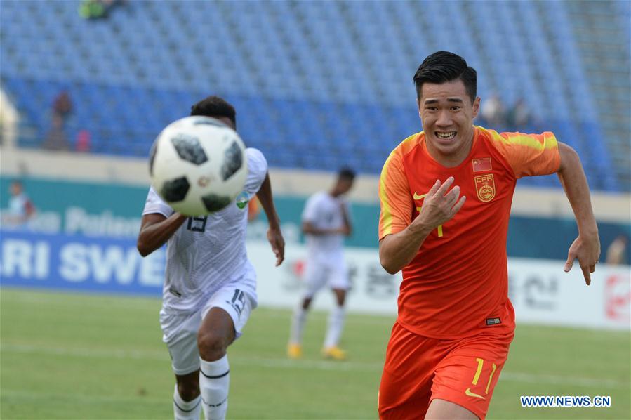 (SP)INDONESIA-BANDUNG-ASIAN GAMES-FOOTBALL-CHINA VS TIMOR LESTE