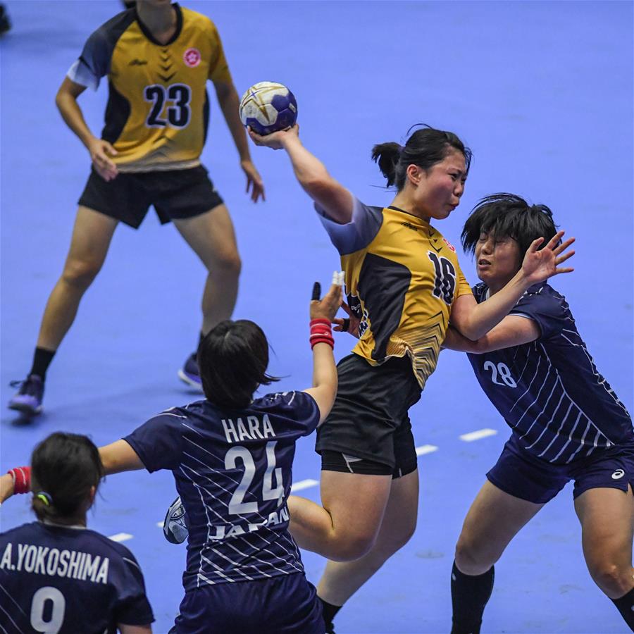 (SP)INDONESIA-JAKARTA-ASIAN GAMES-HANDBALL-JAPAN VS HONG KONG