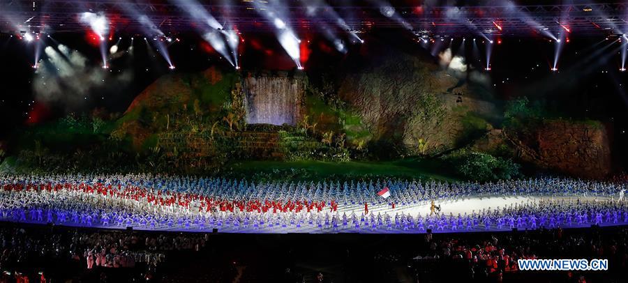 (SP)INDONESIA-JAKARTA-ASIAN GAMES-OPENING CEREMONY