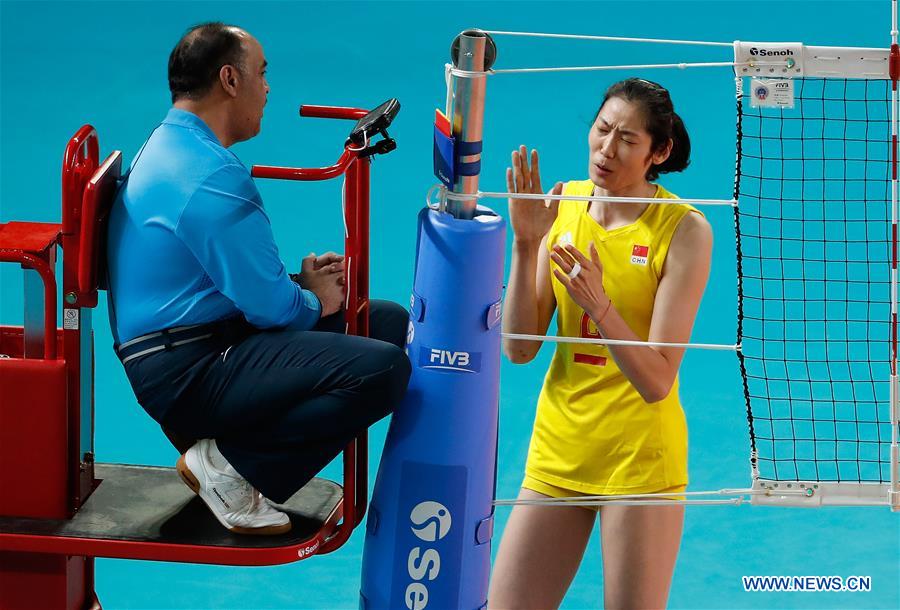 (SP)INDONESIA-JAKARTA-ASIAN GAMES-VOLLEYBALL-WOMEN'S SEMIFINAL