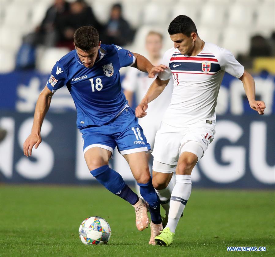 (SP)CYPRUS-NICOSIA-FOOTBALL-UEFA NATIONS LEAGUE-CYPRUS VS NORWAY