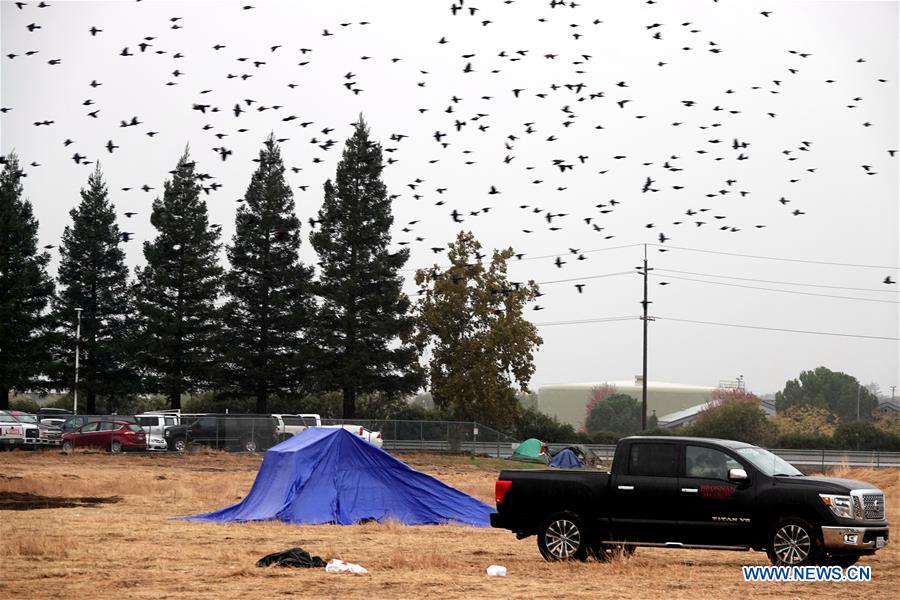 U.S.-CALIFORNIA-BUTTE-WILDFIRE-RAIN