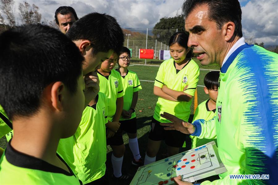 SPAIN-BARCELONA-CHINA-YOUNG FOOTBALL PLAYER