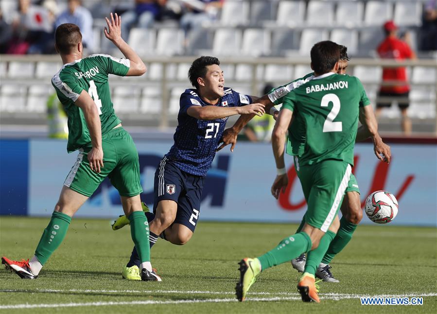 (SP)UAE-ABU DHABI-SOCCER-AFC ASIAN CUP 2019-GROUP F-JPN VS TKM