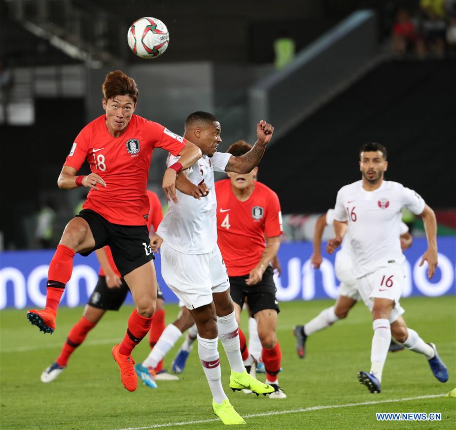 (SP)UAE-ABU DHABI-SOCCER-AFC ASIAN CUP 2019-QUARTERFINAL-KOR VS QAT