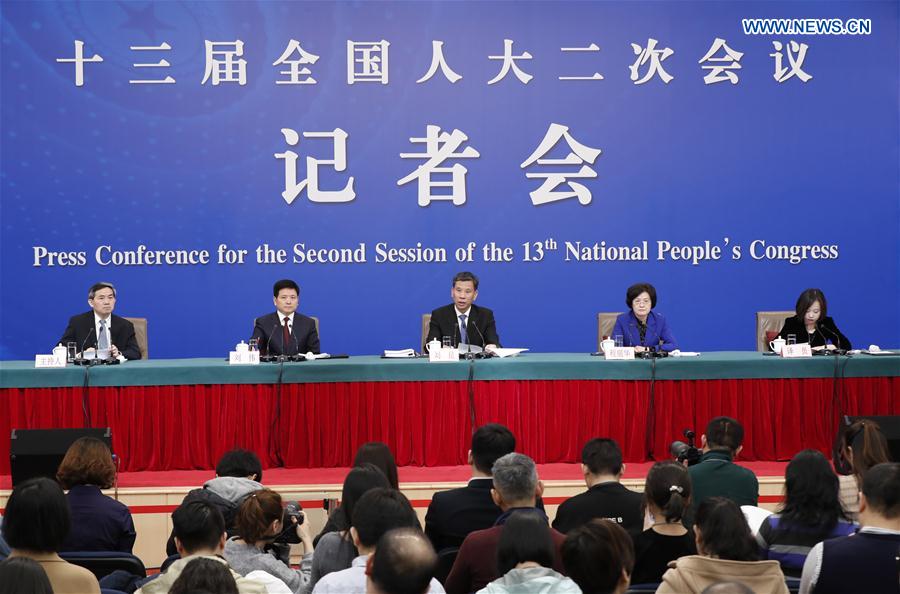 (TWO SESSIONS)CHINA-BEIJING-NPC-PRESS CONFERENCE (CN)