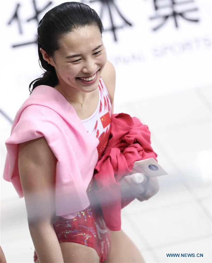 (SP)CHINA-BEIJING-DIVING-FINA WORLD SERIES-WOMEN'S 3M SPRINGBOARD