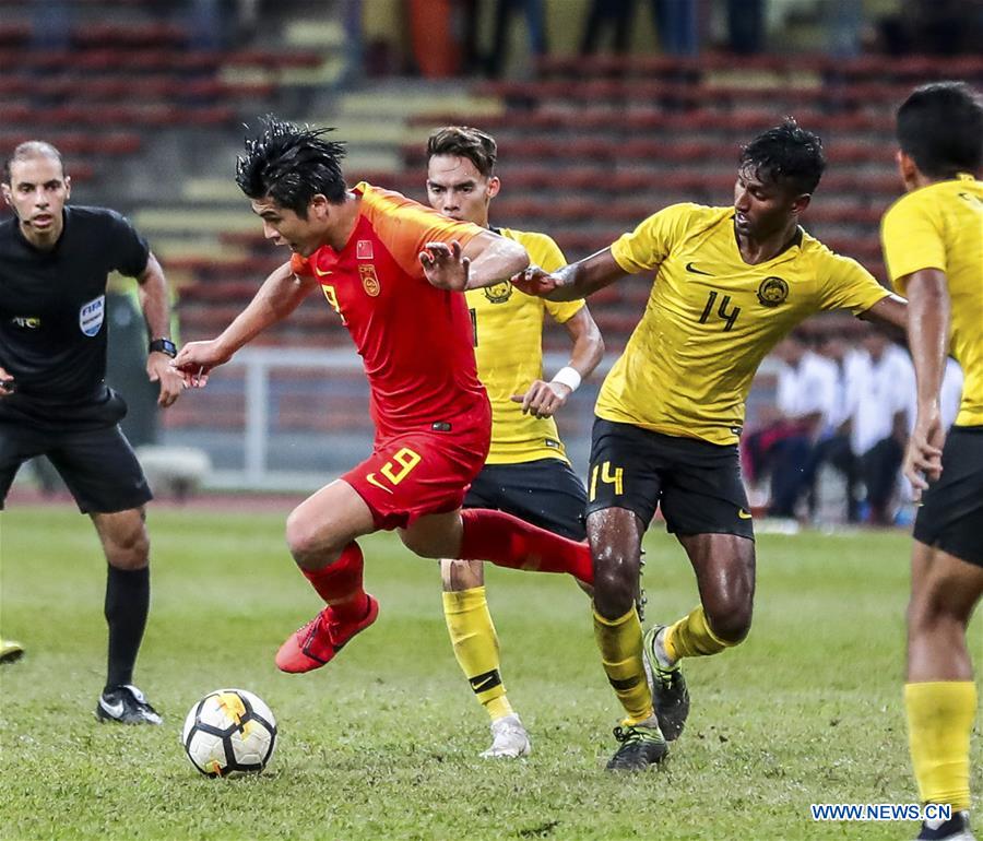 (SP)MALAYSIA-KUALA LUMPUR-FOOTBALL-AFC U23 CHAMPIONSHIP QUALIFIERS-GROUP J-CHN VS MYS