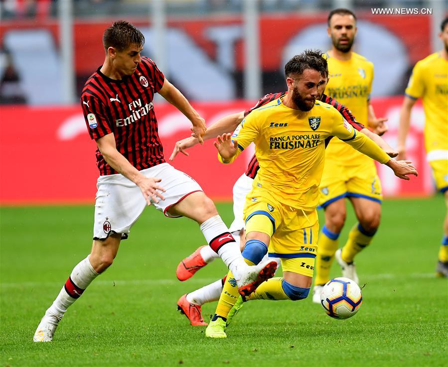 (SP)ITALY-MILAN-SOCCER-SERIE A-AC MILAN VS FROSINONE