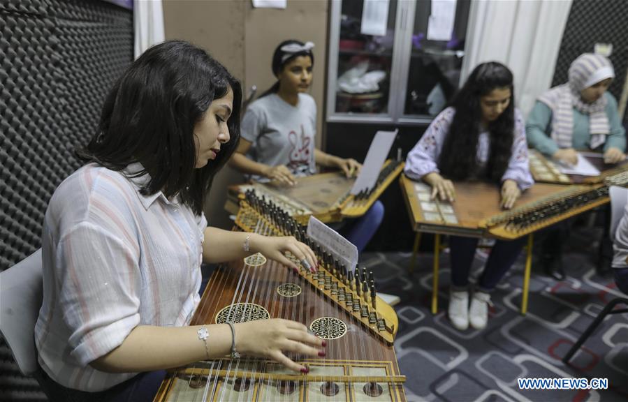 MIDEAST-GAZA-MUSIC-CONSERVATORY