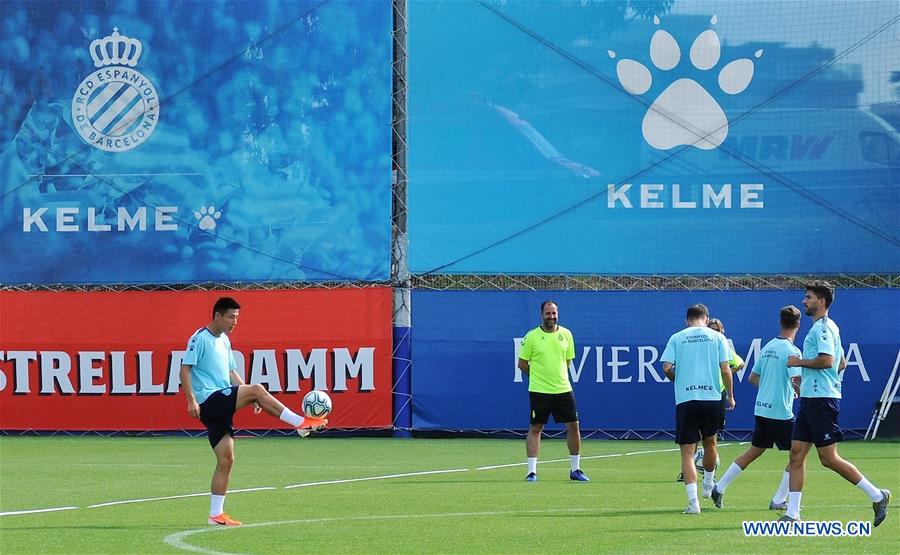 (SP)SPAIN-BARCELONA-RCD ESPANYOL TRAINING SESSION