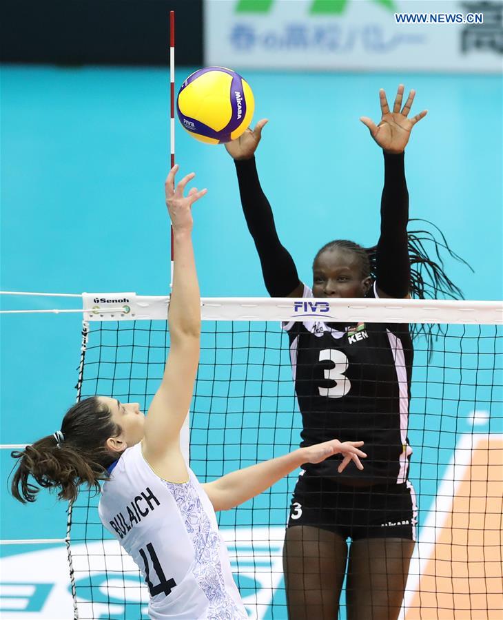 (SP)JAPAN-HAMAMATSU-VOLLEYBALL-WOMEN'S WORLD CUP-KENYA VS ARGENTINA