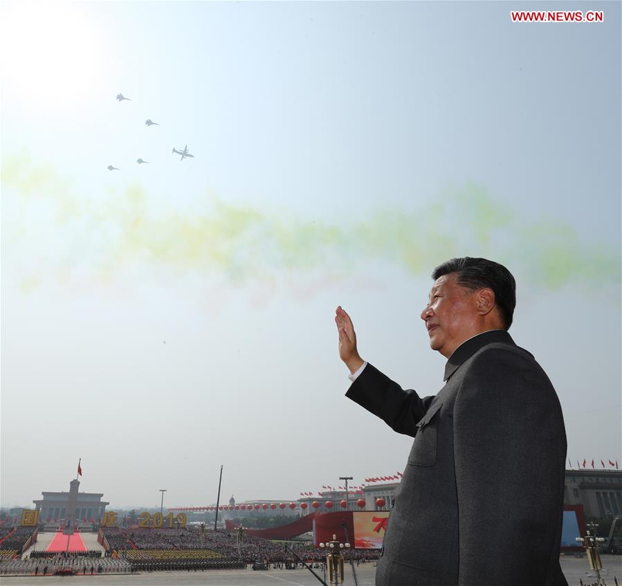 (PRC70Years)CHINA-BEIJING-NATIONAL DAY-XI JINPING (CN)