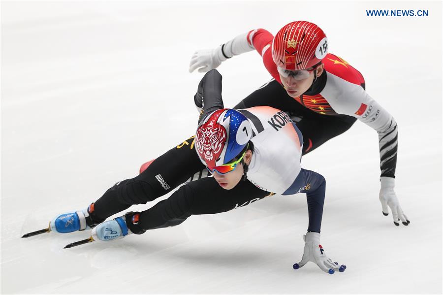 (SP)THE NETHERLANDS-DORDRECHT-ISU WORLD CUP-SHORT TRACK