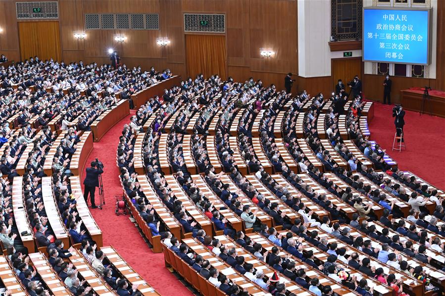 (TWO SESSIONS)CHINA-BEIJING-CPPCC-ANNUAL SESSION-CLOSING MEETING (CN)