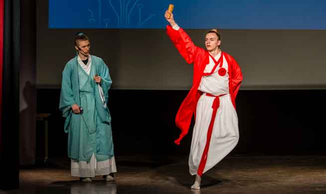 "Chinese Bridge" language competition for Swedish students held in Stockholm